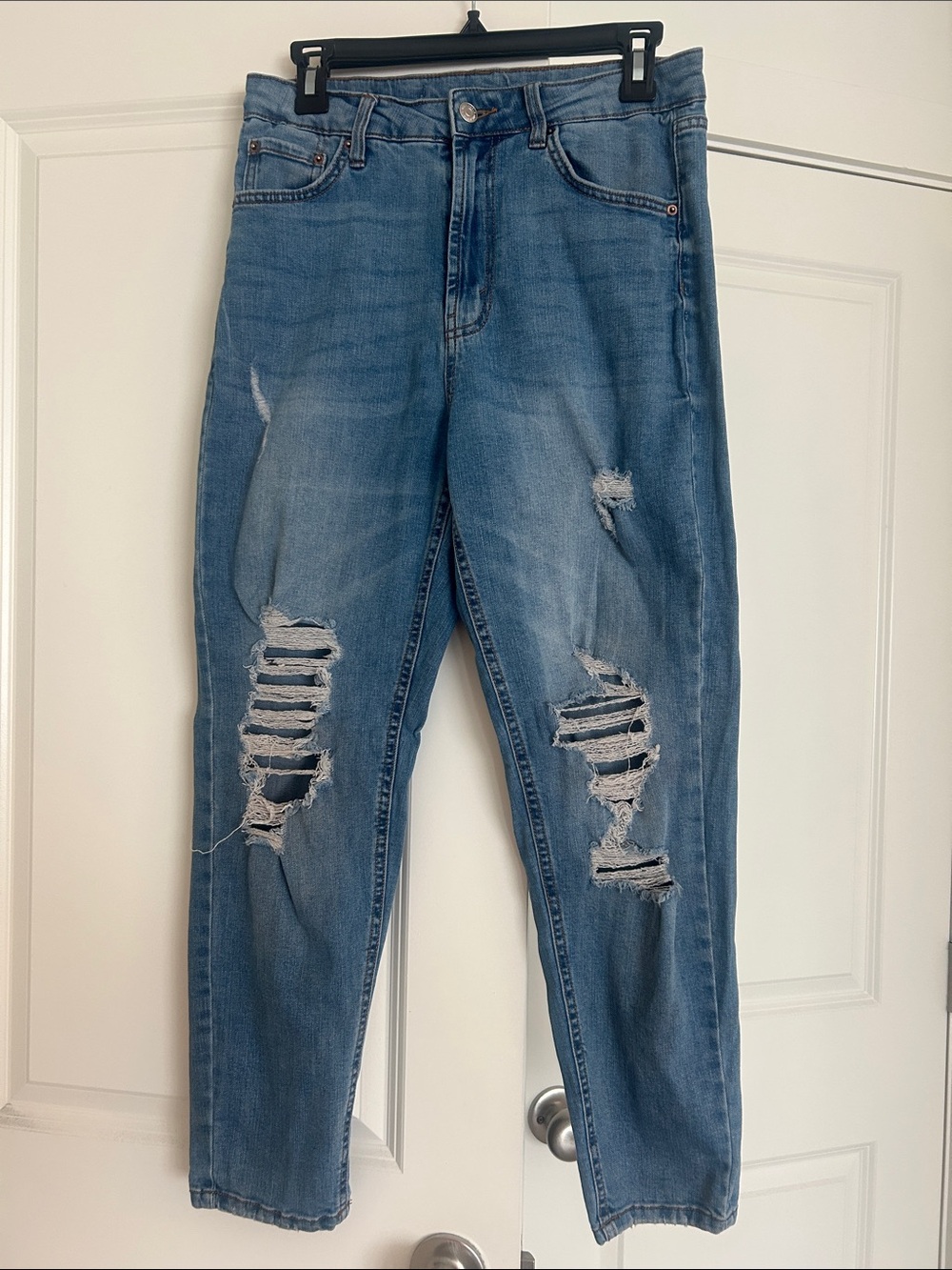 wild fable Distressed Light Blue Skinny Jeans